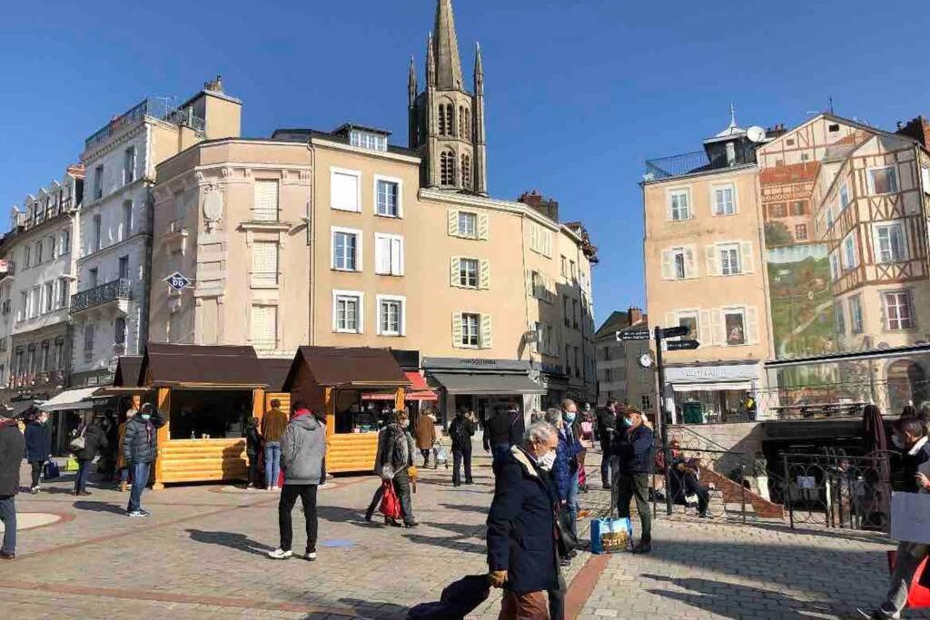 Charmant T3 Coeur De Ville Avec Parking Лимож Екстериор снимка